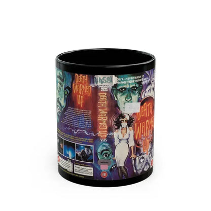 DEATH WARMED UP MEDUSA HOME VIDEO (VHS COVER) - Black Coffee Mug 11oz - Go Mug Yourself