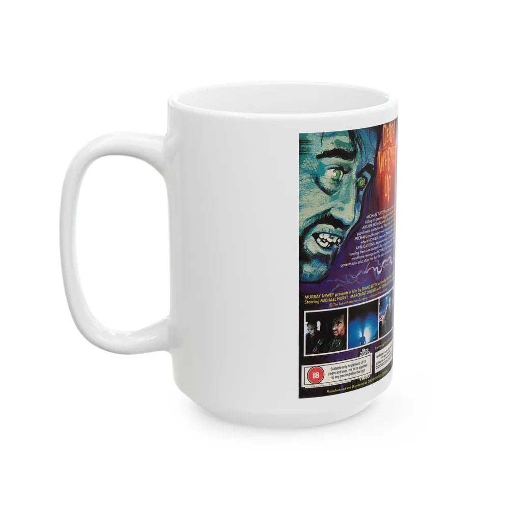 DEATH WARMED UP MEDUSA HOME VIDEO (VHS COVER) - White Coffee Mug-Go Mug Yourself