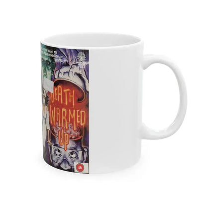 DEATH WARMED UP MEDUSA HOME VIDEO (VHS COVER) - White Coffee Mug - Go Mug Yourself
