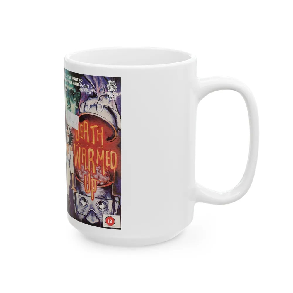 DEATH WARMED UP MEDUSA HOME VIDEO (VHS COVER) - White Coffee Mug-Go Mug Yourself