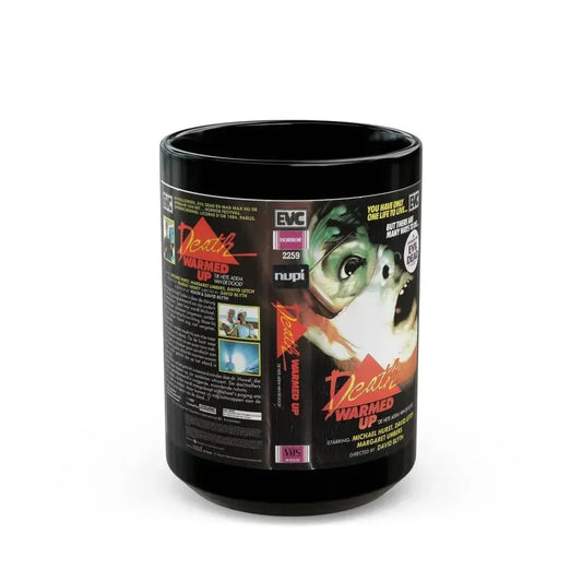 DEATH WARMED UP MICHAEL HURST (VHS COVER) - Black Coffee Mug 15oz - Go Mug Yourself