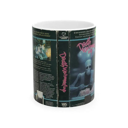DEATH WARMED UP (VHS COVER) - White Coffee Mug 11oz - Go Mug Yourself