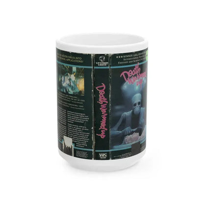 DEATH WARMED UP (VHS COVER) - White Coffee Mug 15oz - Go Mug Yourself
