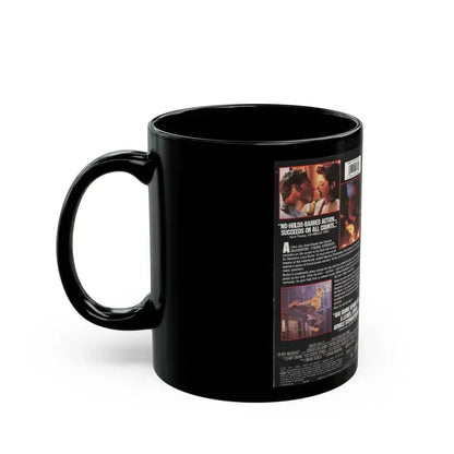 DEATH WARRANT VAN DAMME (VHS COVER) - Black Coffee Mug - Go Mug Yourself