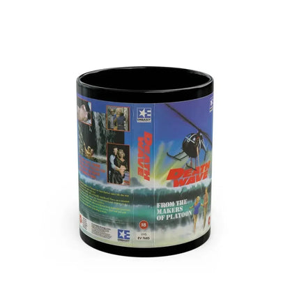 DEATH WAVE (VHS COVER) - Black Coffee Mug 11oz - Go Mug Yourself