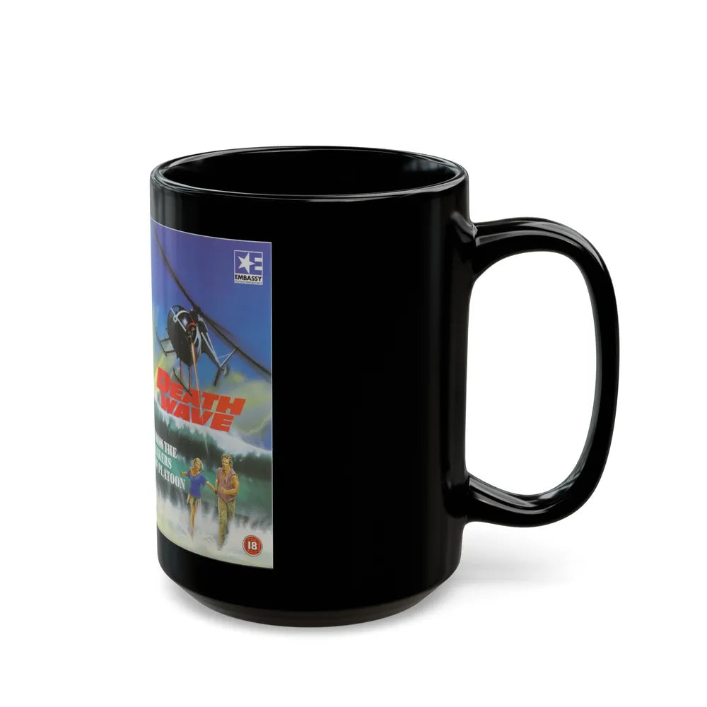 DEATH WAVE (VHS COVER) - Black Coffee Mug-Go Mug Yourself