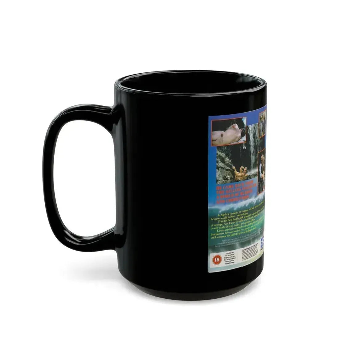 DEATH WAVE (VHS COVER) - Black Coffee Mug - Go Mug Yourself