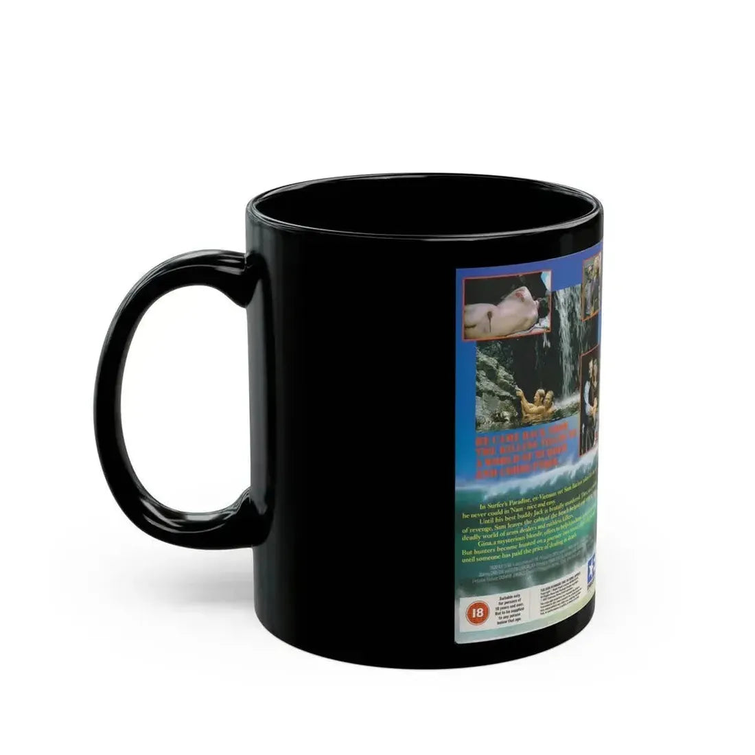 DEATH WAVE (VHS COVER) - Black Coffee Mug - Go Mug Yourself
