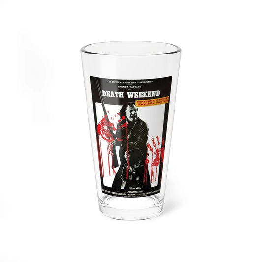 DEATH WEEKEND (HOUSE BY THE LAKE) 1976 Movie Poster - Pint Glass 16oz-16oz-Go Mug Yourself