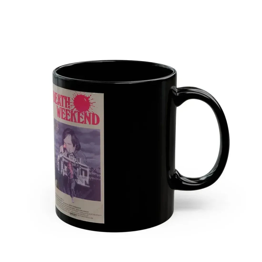DEATH WEEKEND (VHS COVER) - Black Coffee Mug - Go Mug Yourself