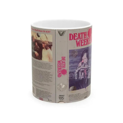 DEATH WEEKEND (VHS COVER) - White Coffee Mug 11oz - Go Mug Yourself