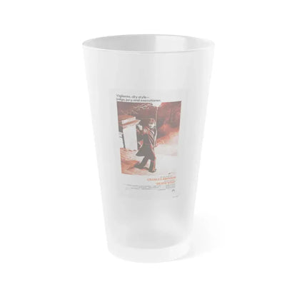 DEATH WISH 1974 Movie Poster - Frosted Pint Glass 16oz Default Title - Go Mug Yourself
