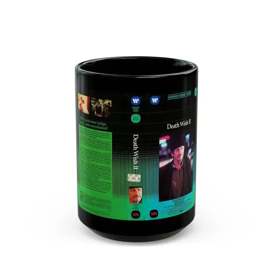 DEATH WISH 2 (VHS COVER) - Black Coffee Mug 15oz - Go Mug Yourself