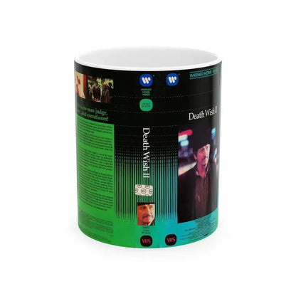 DEATH WISH 2 (VHS COVER) - White Coffee Mug 11oz - Go Mug Yourself