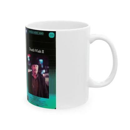 DEATH WISH 2 (VHS COVER) - White Coffee Mug - Go Mug Yourself