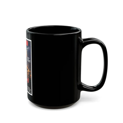 DEATH WISH 3 1985 Movie Poster - Black Coffee Mug-Go Mug Yourself