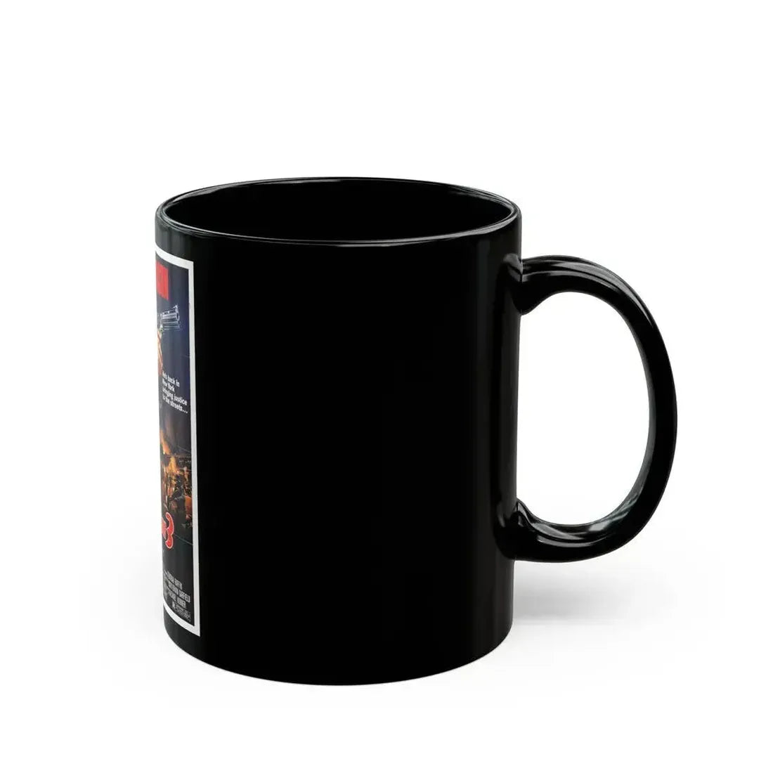DEATH WISH 3 1985 Movie Poster - Black Coffee Mug - Go Mug Yourself