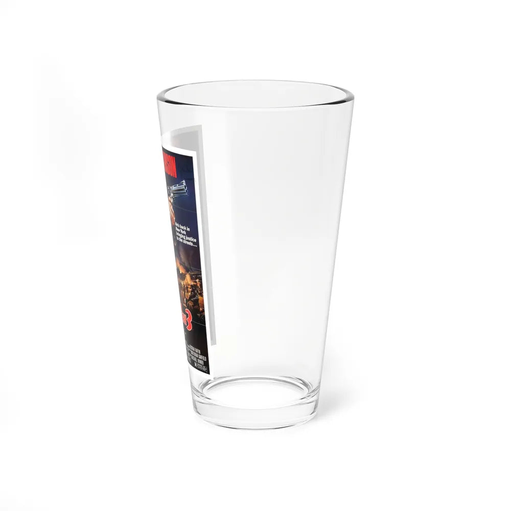 DEATH WISH 3 1985 Movie Poster - Pint Glass 16oz-Go Mug Yourself