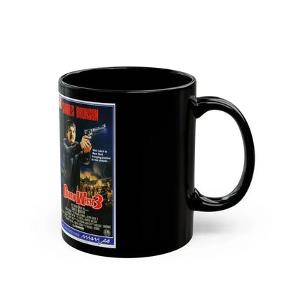 DEATH WISH 3 (VHS COVER) - Black Coffee Mug - Go Mug Yourself