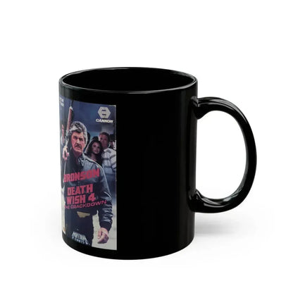 DEATH WISH 4 THE CRACKDOWN (VHS COVER) - Black Coffee Mug - Go Mug Yourself