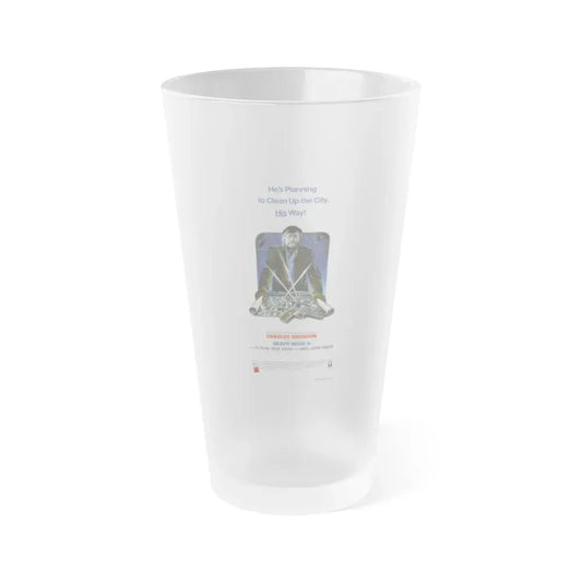 DEATH WISH II (2) 1982 Movie Poster - Frosted Pint Glass 16oz Default Title - Go Mug Yourself