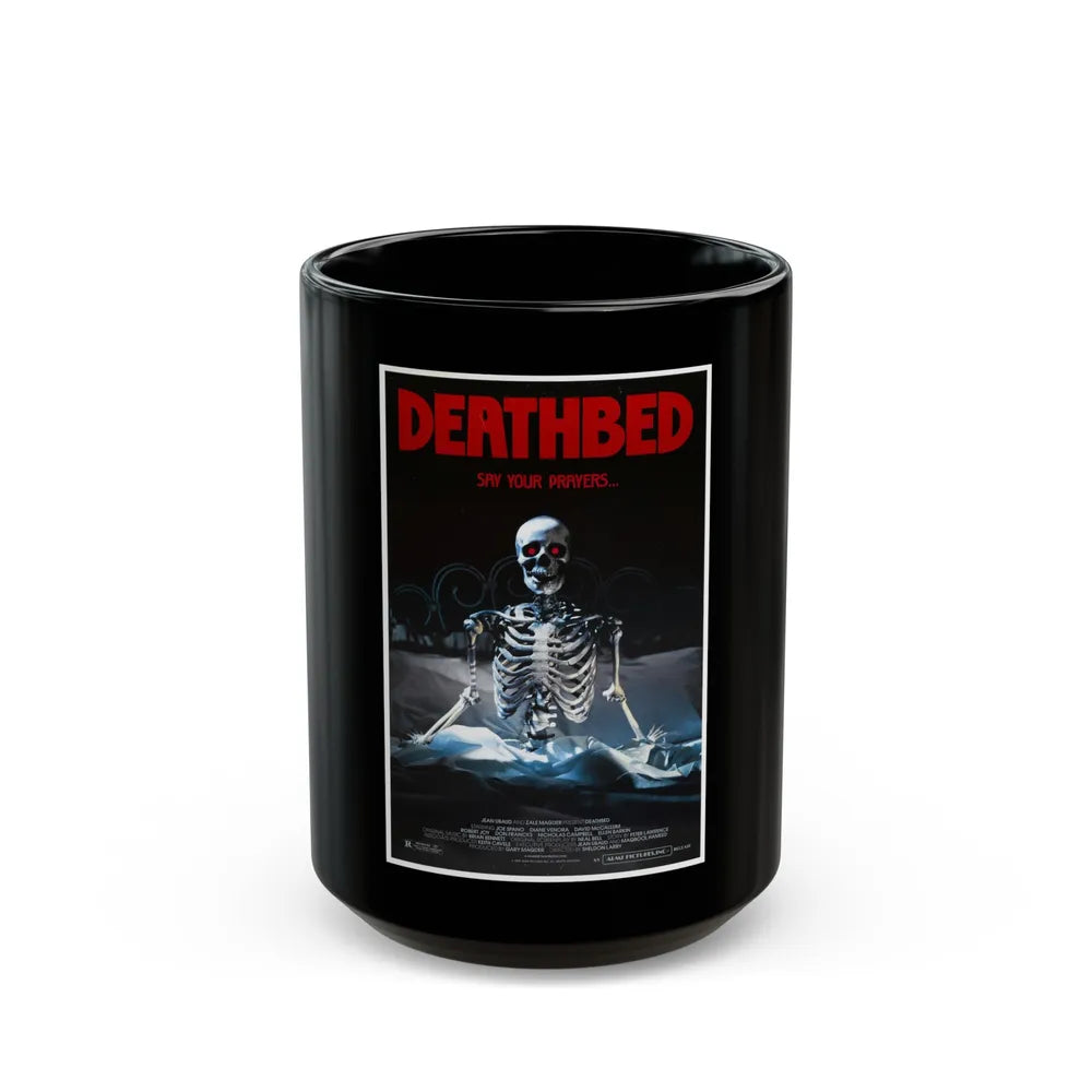 DEATHBED 1977 Movie Poster - Black Coffee Mug-15oz-Go Mug Yourself