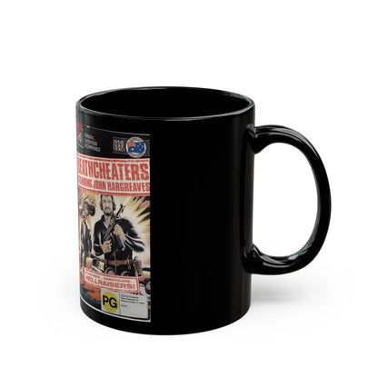 DEATHCHEATERS (VHS COVER) - Black Coffee Mug-Go Mug Yourself