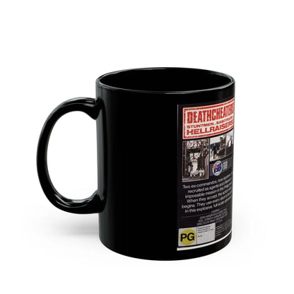 DEATHCHEATERS (VHS COVER) - Black Coffee Mug-Go Mug Yourself