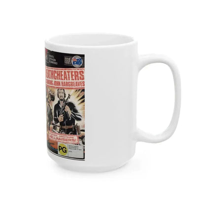 DEATHCHEATERS (VHS COVER) - White Coffee Mug - Go Mug Yourself