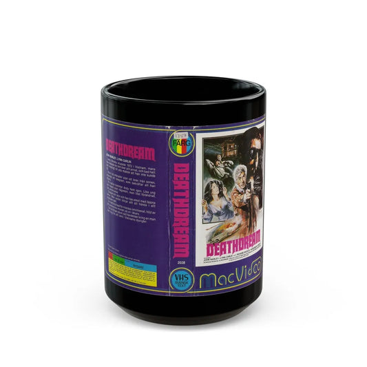 DEATHDREAM MAC VIDEO (VHS COVER) - Black Coffee Mug-15oz-Go Mug Yourself