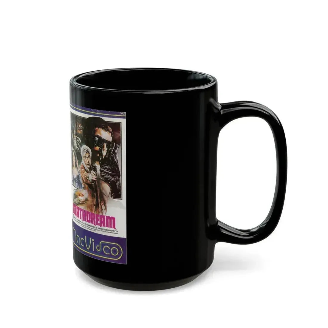 DEATHDREAM MAC VIDEO (VHS COVER) - Black Coffee Mug - Go Mug Yourself