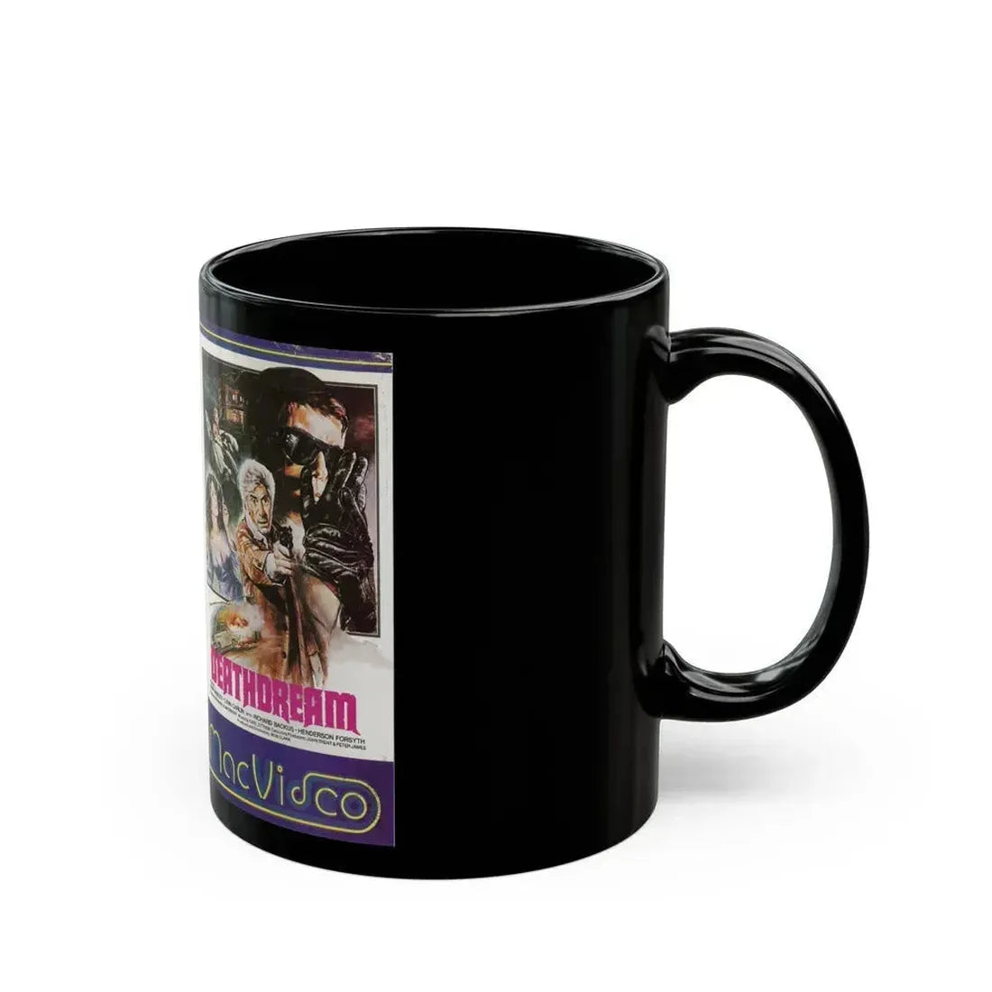 DEATHDREAM MAC VIDEO (VHS COVER) - Black Coffee Mug - Go Mug Yourself