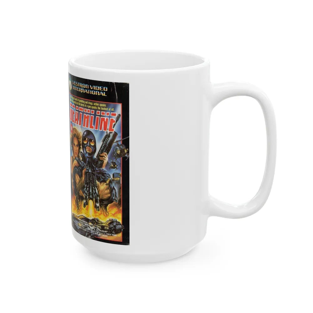 DEATHLINE (VHS COVER) - White Coffee Mug-Go Mug Yourself