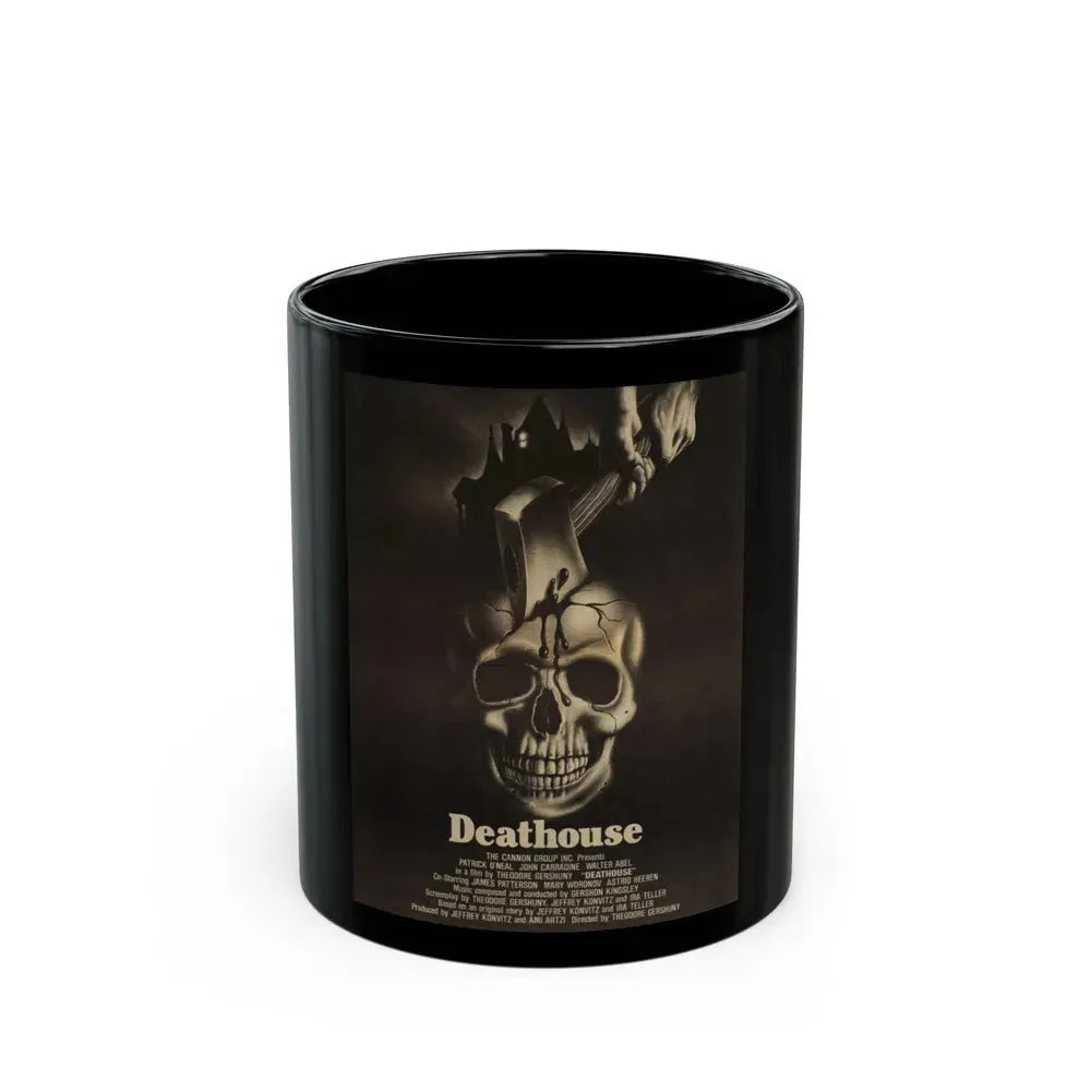 DEATHOUSE (SILENT NIGHT, BLOODY NIGHT) 1972 Movie Poster - Black Coffee Mug 11oz - Go Mug Yourself