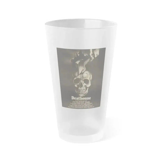 DEATHOUSE (SILENT NIGHT, BLOODY NIGHT) 1972 Movie Poster - Frosted Pint Glass 16oz 16oz Frosted - Go Mug Yourself