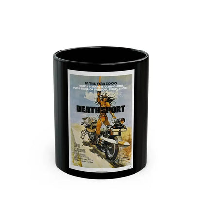 DEATHSPORT 1978 Movie Poster - Black Coffee Mug 11oz - Go Mug Yourself