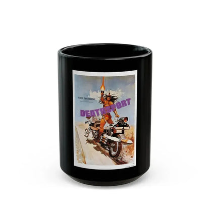 DEATHSPORT (2) 1978 Movie Poster - Black Coffee Mug 15oz - Go Mug Yourself