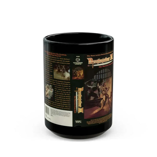 DEATHSTALKER 3 (VHS COVER) - Black Coffee Mug 15oz - Go Mug Yourself