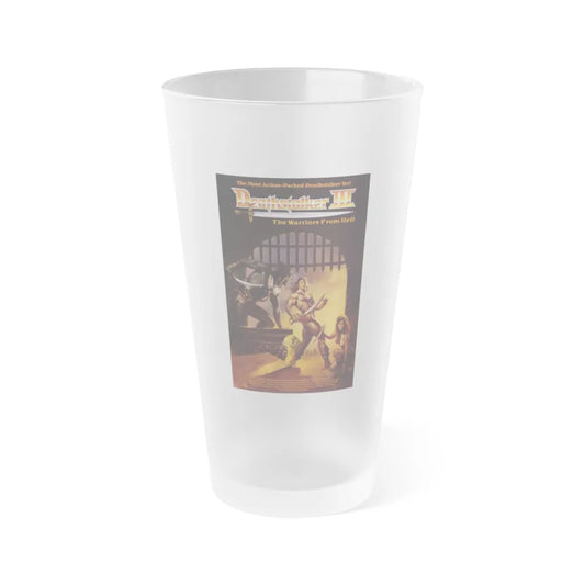 DEATHSTALKER III 1988 Movie Poster - Frosted Pint Glass 16oz-16oz-Frosted-Go Mug Yourself