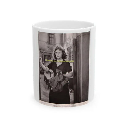 Paulette Goddard #71 (Vintage Female Icon) White Coffee Mug-11oz-Go Mug Yourself