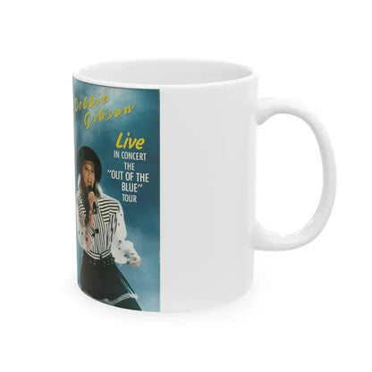 DEBBIE GIBSON LIVE IN CONCERT (VHS COVER) - White Coffee Mug - Go Mug Yourself