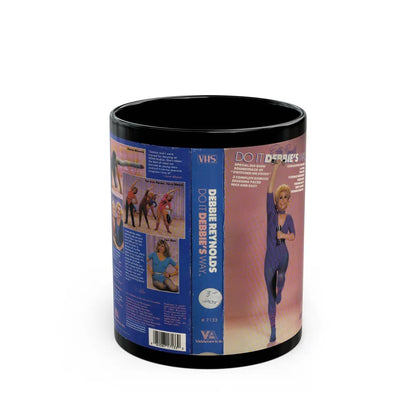 DEBBIE REYONLDS DO IT DEBBIES WAY (VHS COVER) - Black Coffee Mug-11oz-Go Mug Yourself