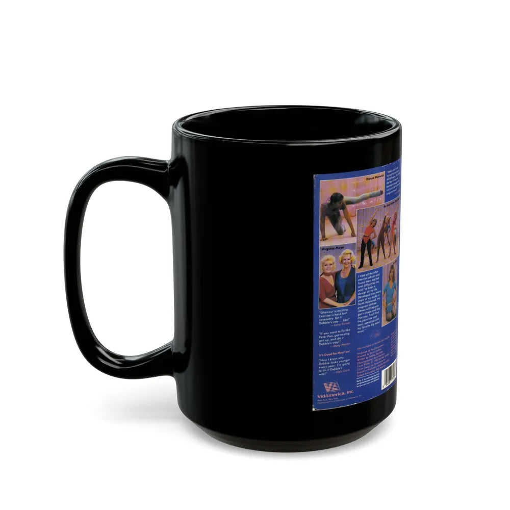 DEBBIE REYONLDS DO IT DEBBIES WAY (VHS COVER) - Black Coffee Mug-Go Mug Yourself