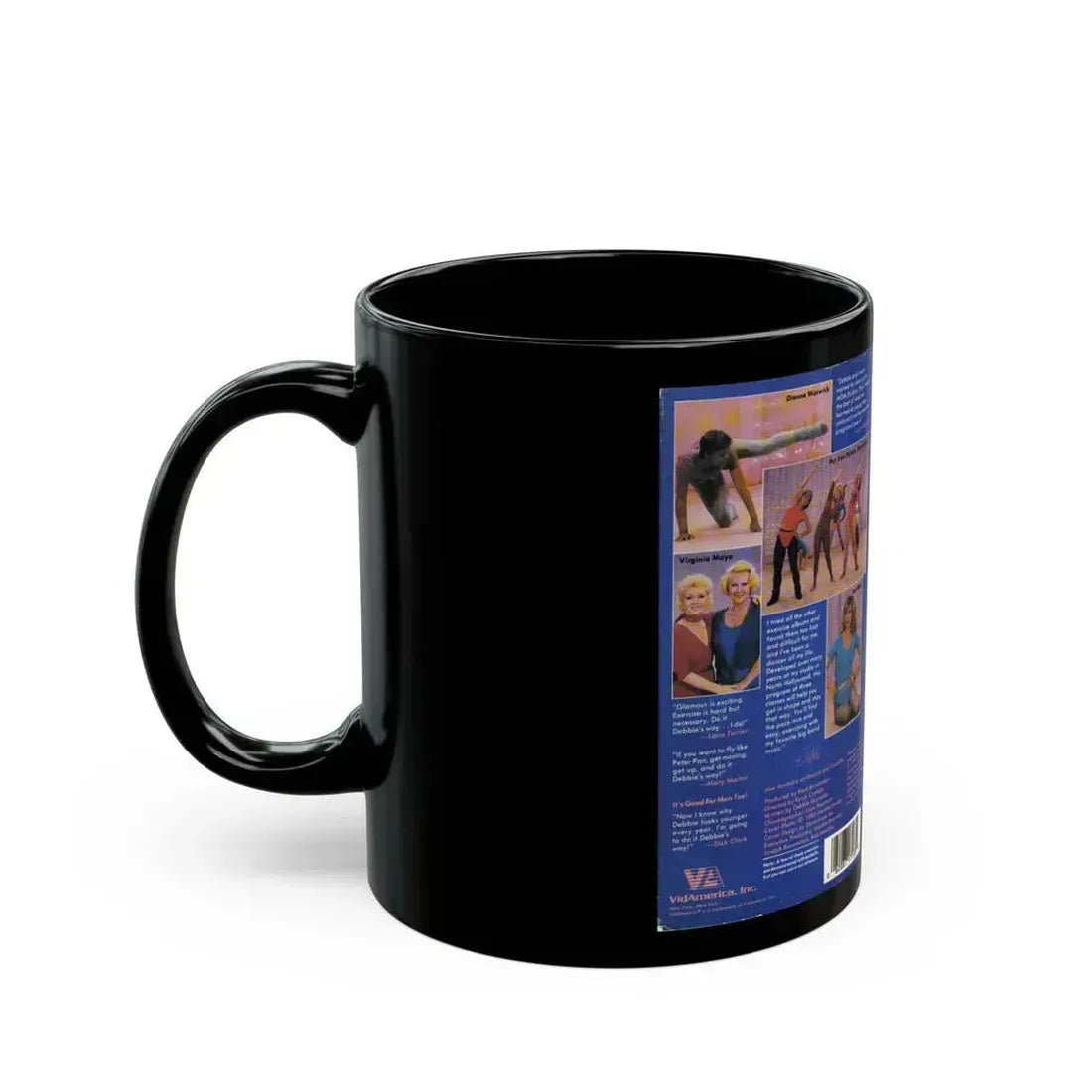 DEBBIE REYONLDS DO IT DEBBIES WAY (VHS COVER) - Black Coffee Mug - Go Mug Yourself