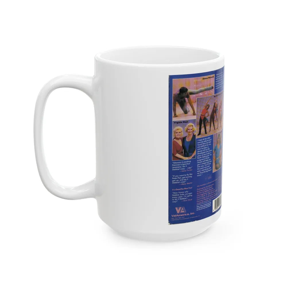 DEBBIE REYONLDS DO IT DEBBIES WAY (VHS COVER) - White Coffee Mug-Go Mug Yourself