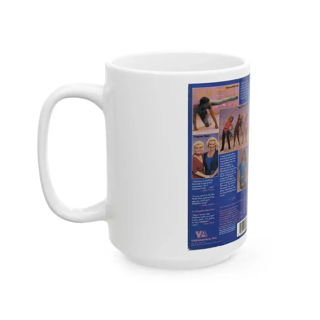 DEBBIE REYONLDS DO IT DEBBIES WAY (VHS COVER) - White Coffee Mug - Go Mug Yourself