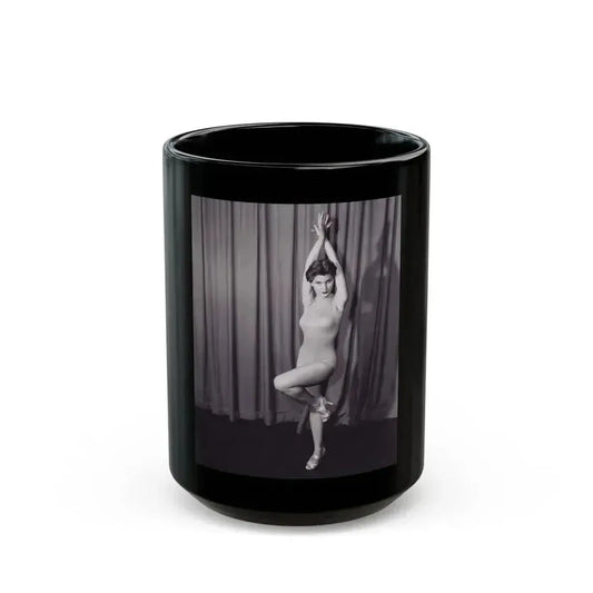 Debra Paget #07 1 (Vintage Female Icon) Black Coffee Mug 15oz - Go Mug Yourself