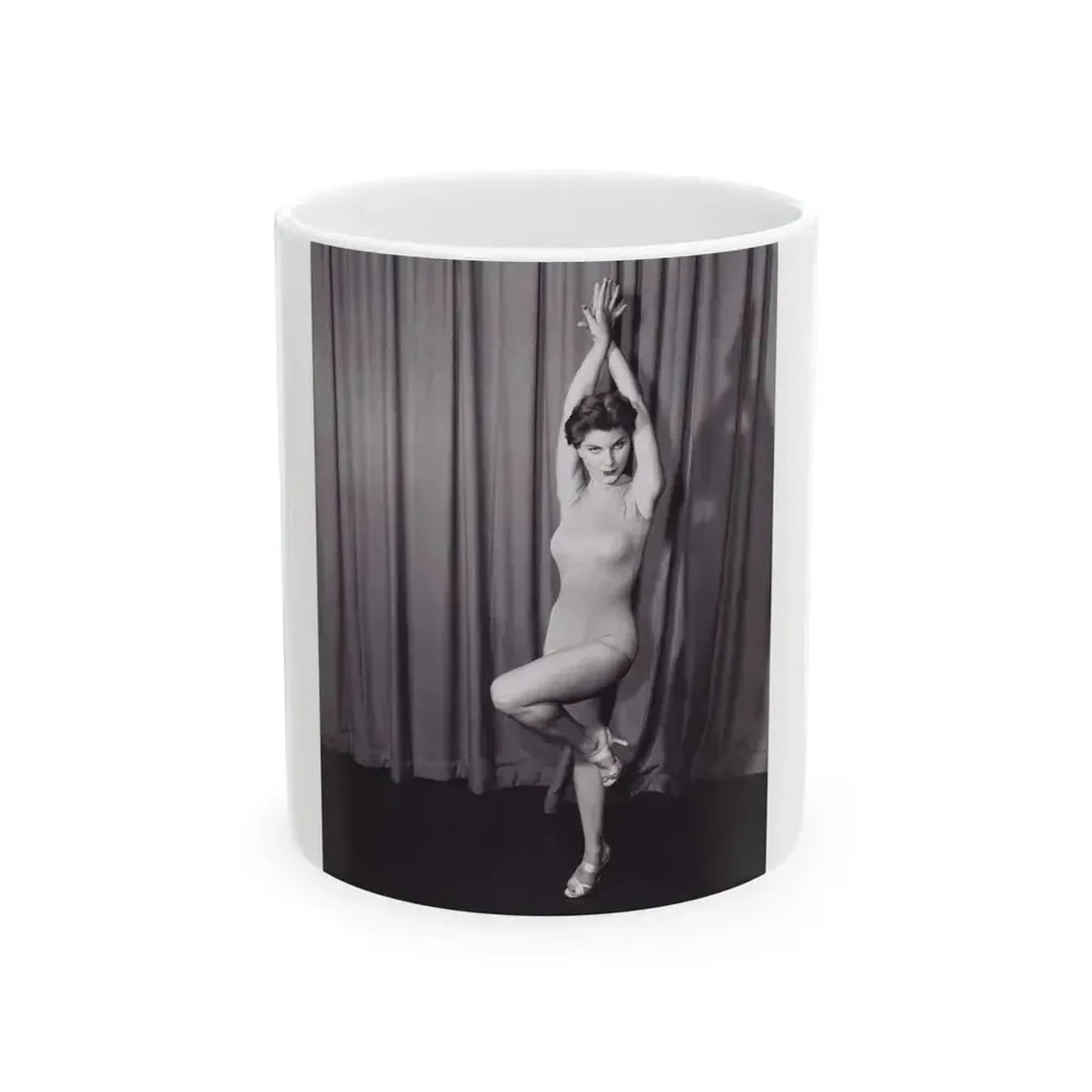 Debra Paget #07 1 (Vintage Female Icon) White Coffee Mug 11oz - Go Mug Yourself