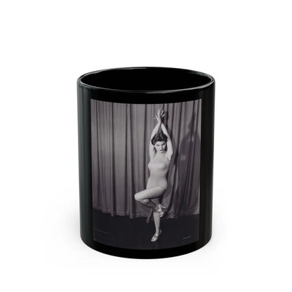 Debra Paget #07 (Vintage Female Icon) Black Coffee Mug-11oz-Go Mug Yourself