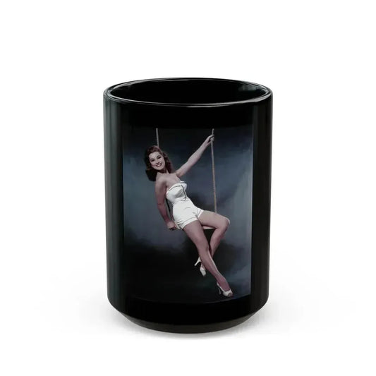 Debra Paget #17 2 (Vintage Female Icon) Black Coffee Mug 15oz - Go Mug Yourself